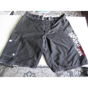 AEROPOSTALE Mens 33 Blue Plaid Board Swim Shorts 🏄 💙🌴